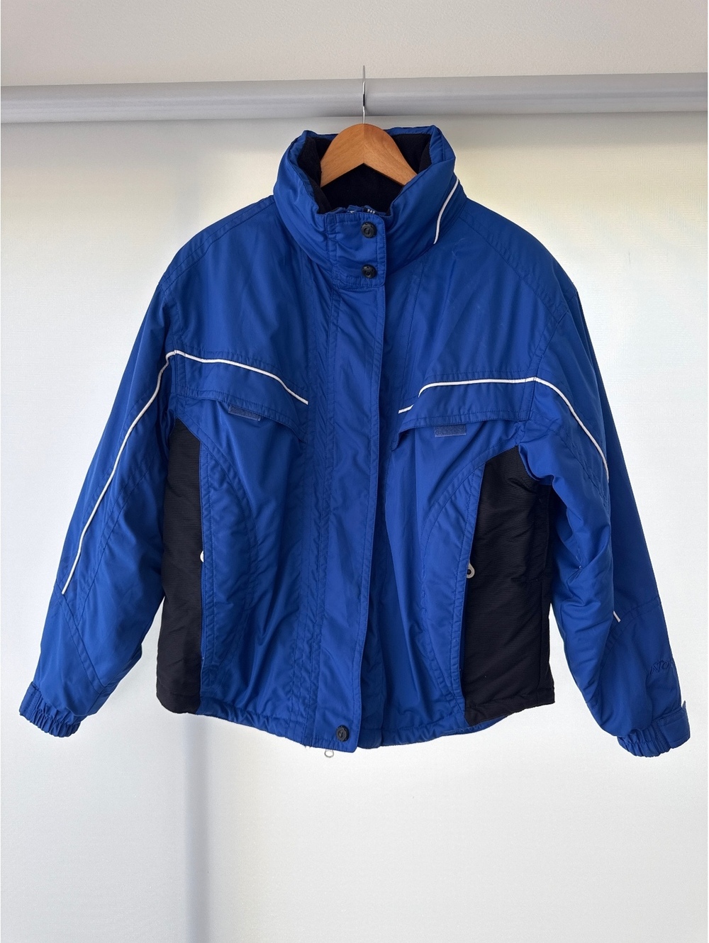 Nordica Tech 1000 Ski Jacket Womens 10 Blue Insulated Winter Snow Coat